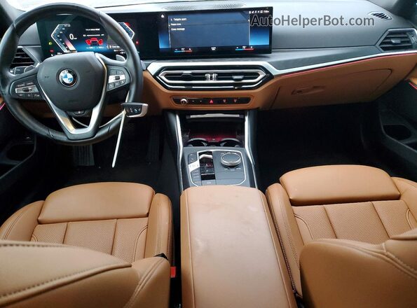 3MW89FF0XR8D87191 2024 BMW 3 SERIES Black Widok deski rozdzielczej