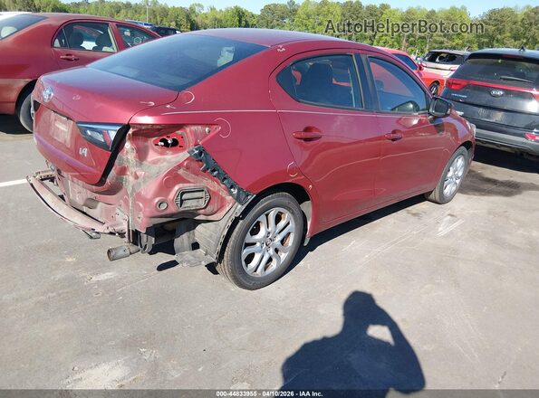 3MYDLBYV3JY315064 2018 TOYOTA YARIS IA Red Հետևի աջ