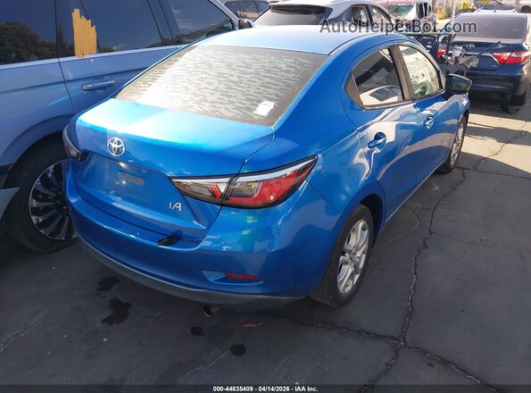 3MYDLBYV4HY162365 2017 TOYOTA YARIS IA Blue Trasero derecho