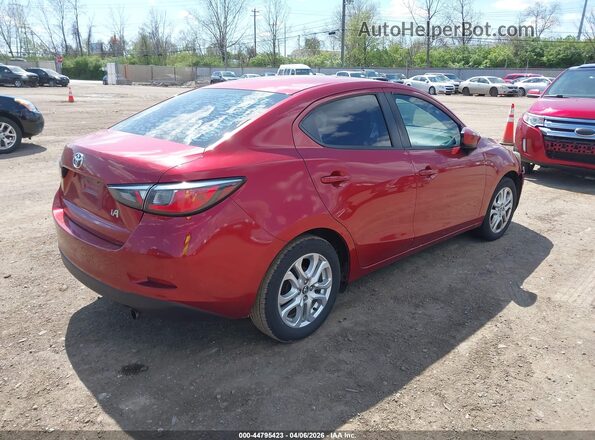 3MYDLBYV5JY330939 2018 TOYOTA YARIS IA Burgundy Հետևի աջ