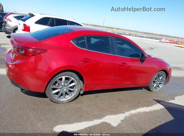 3MZBN1V30JM186413 2018 MAZDA 3 Red უკანა სალონის ხედი