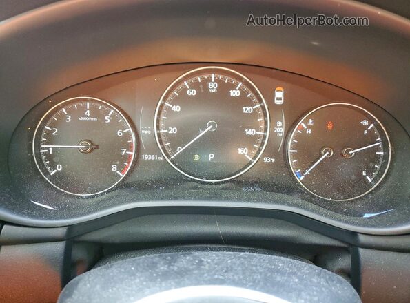3MZBPAAM8RM431088 2024 MAZDA 3 White Vista del cuadro de instrumentos