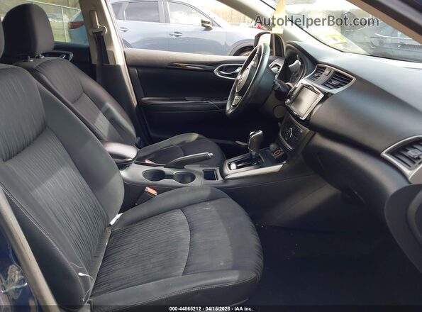 3N1AB7AP0KY242592 2019 NISSAN SENTRA Blue Front interior view