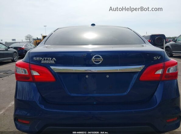 3N1AB7AP0KY242592 2019 NISSAN SENTRA Blue 