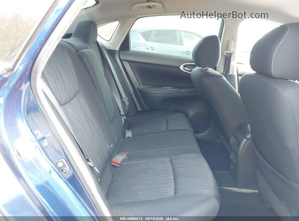 3N1AB7AP0KY242592 2019 NISSAN SENTRA Blue VIN sticker view