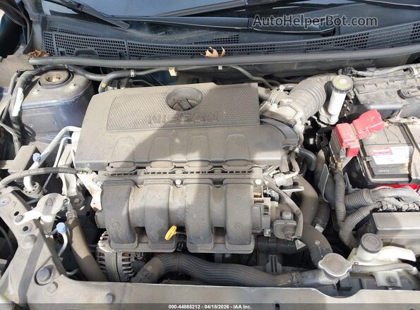 3N1AB7AP0KY242592 2019 NISSAN SENTRA Blue Rear view