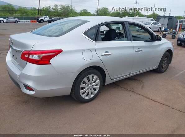 3N1AB7AP0KY243922 2019 NISSAN SENTRA Silver Tył prawy