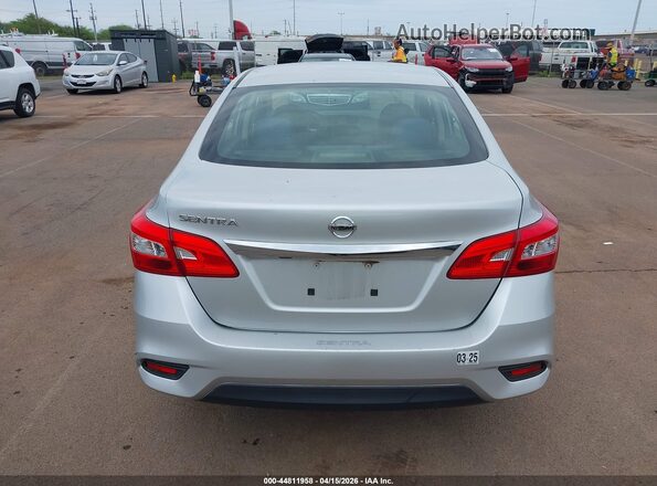 3N1AB7AP0KY243922 2019 NISSAN SENTRA Silver 
