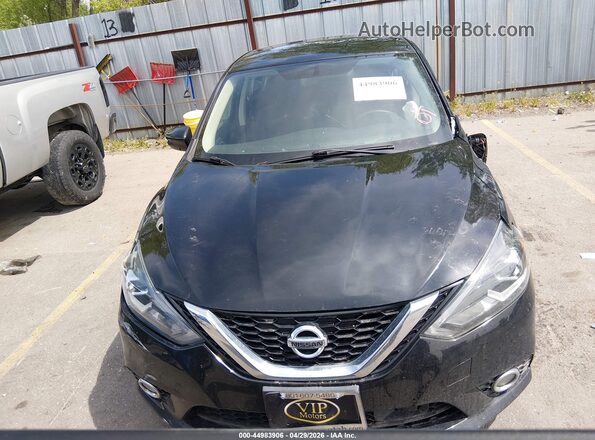 3N1AB7AP0KY323933 2019 NISSAN SENTRA Black წინა პანელის ხედი