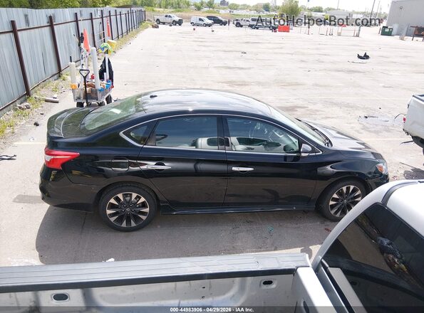 3N1AB7AP0KY323933 2019 NISSAN SENTRA Black ხელსაწყოთა პანელის ხედი