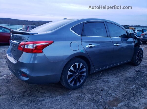 3N1AB7AP0KY327657 2019 NISSAN SENTRA Gray Rear right