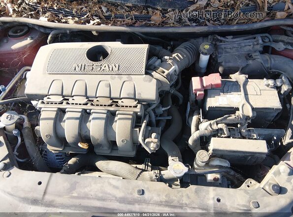 3N1AB7AP1GL647770 2016 NISSAN SENTRA Red უკანა ხედი