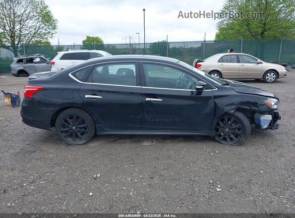 3N1AB7AP1HY275965 2017 NISSAN SENTRA Black ხელსაწყოთა პანელის ხედი