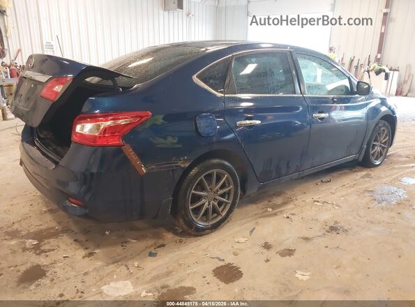3N1AB7AP1JY302829 2018 NISSAN SENTRA Blue Tył prawy