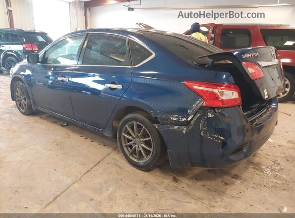 3N1AB7AP1JY302829 2018 NISSAN SENTRA Blue Tył lewy