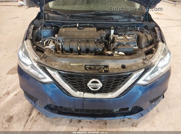 3N1AB7AP1JY302829 2018 NISSAN SENTRA Blue Widok z tyłu