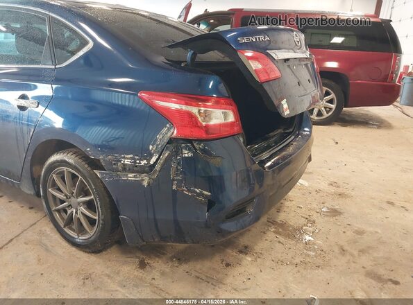 3N1AB7AP1JY302829 2018 NISSAN SENTRA Blue Widok z przodu