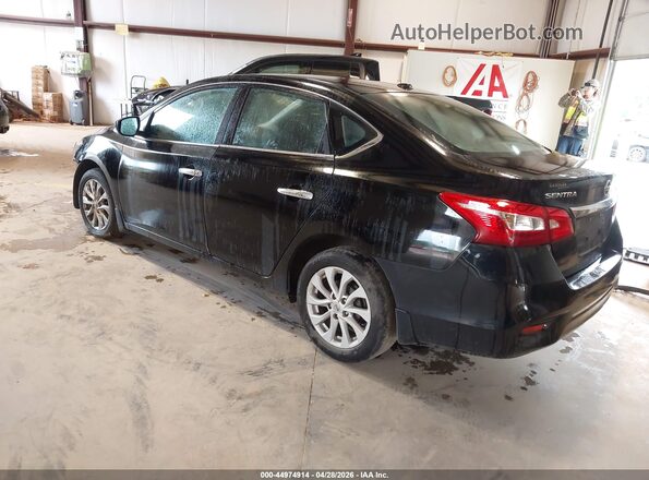 3N1AB7AP1KY417853 2019 NISSAN SENTRA Black Задня ліва чверть