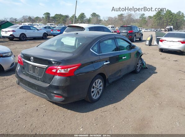 3N1AB7AP1KY451176 2019 NISSAN SENTRA Black Tył prawy