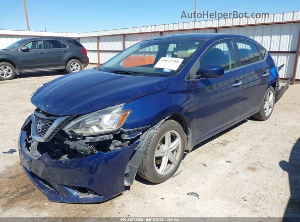 3N1AB7AP2GY215546 2016 NISSAN SENTRA Blue Передня ліва чверть