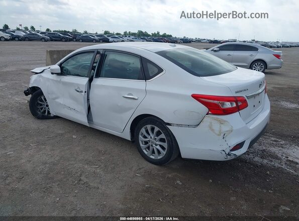 3N1AB7AP2KY332732 2019 NISSAN SENTRA White Trasero izquierdo