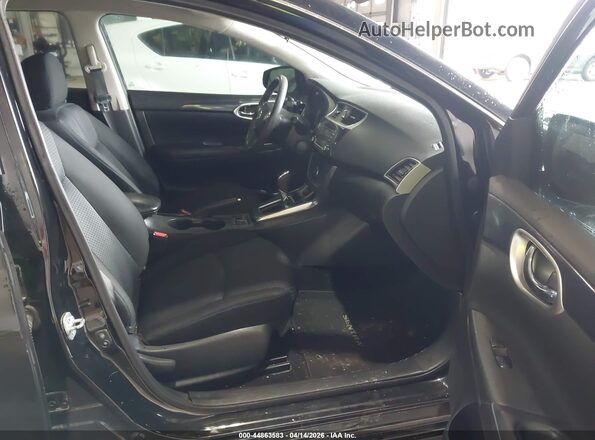 3N1AB7AP3JY205406 2018 NISSAN SENTRA Black Widok wnętrza z przodu