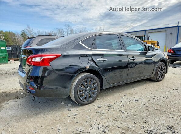 3N1AB7AP3JY299917 2018 NISSAN SENTRA Черный Задняя правая четверть