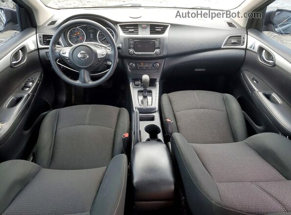 3N1AB7AP3JY299917 2018 NISSAN SENTRA Черный Вид панели приборов