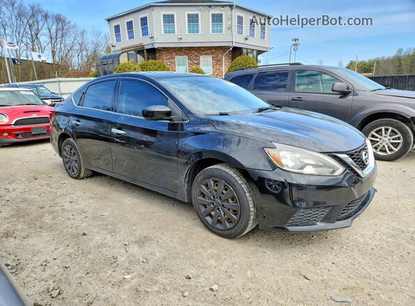 3N1AB7AP3JY299917 2018 NISSAN SENTRA Черный Передняя правая четверть