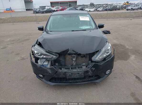 3N1AB7AP3KY217413 2019 NISSAN SENTRA Black Widok wnętrza z tyłu