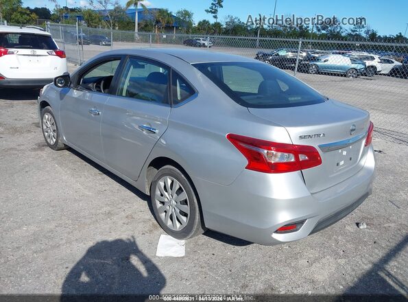 3N1AB7AP3KY226595 2019 NISSAN SENTRA Silver Задня ліва чверть