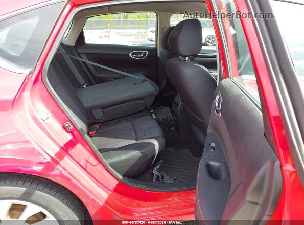 3N1AB7AP3KY266546 2019 NISSAN SENTRA Red VIN կոդի պիտակի տեսք