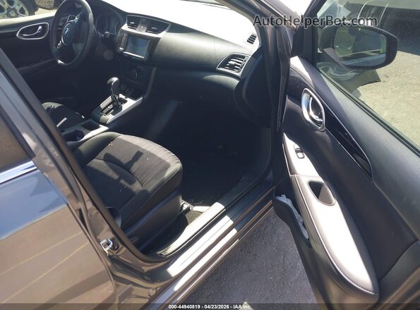 3N1AB7AP3KY393992 2019 NISSAN SENTRA Gray წინა სალონის ხედი