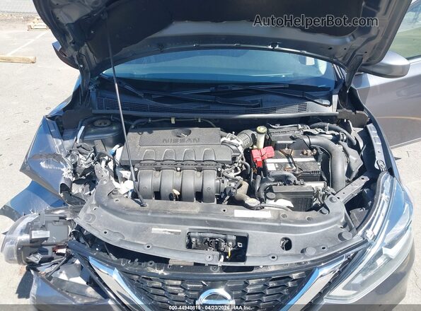 3N1AB7AP3KY393992 2019 NISSAN SENTRA Gray უკანა ხედი