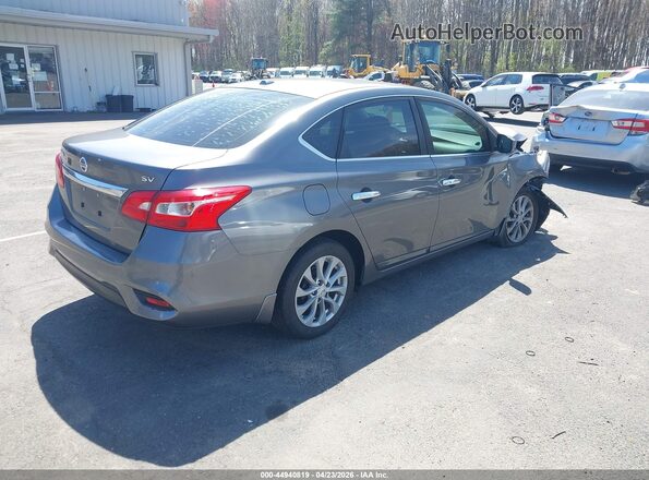 3N1AB7AP3KY393992 2019 NISSAN SENTRA Gray უკანა მარჯვენა