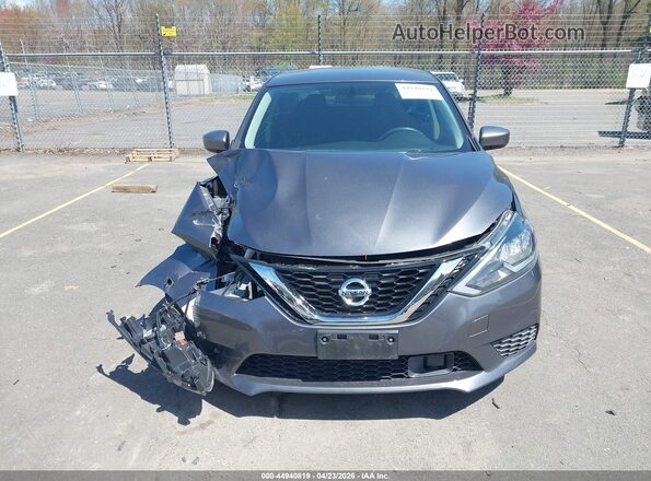 3N1AB7AP3KY393992 2019 NISSAN SENTRA Gray ხელსაწყოთა პანელის ხედი