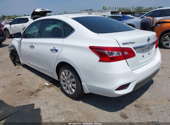 3N1AB7AP3KY446660 2019 NISSAN SENTRA White Trasero izquierdo
