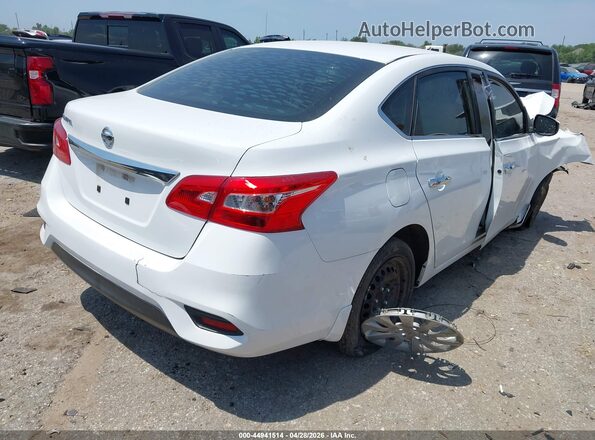 3N1AB7AP3KY446660 2019 NISSAN SENTRA White Trasero derecho