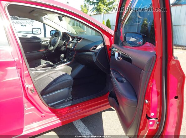 3N1AB7AP4JL625317 2018 NISSAN SENTRA Красный Вид салона спереди