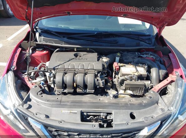 3N1AB7AP4JL625317 2018 NISSAN SENTRA Красный Вид сзади