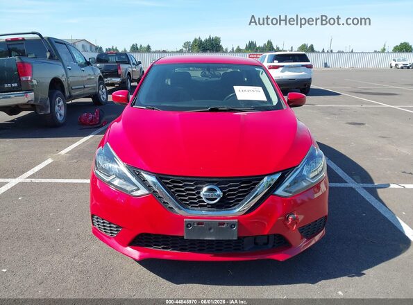 3N1AB7AP4JL625317 2018 NISSAN SENTRA Красный Вид задней части салона