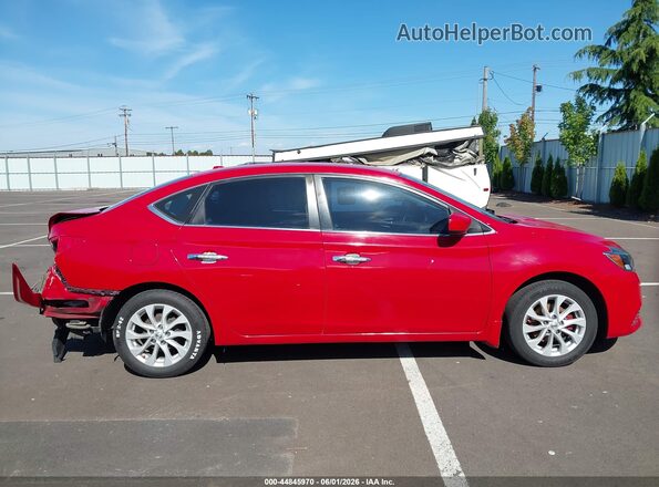 3N1AB7AP4JL625317 2018 NISSAN SENTRA Красный Панорамный вид салона 360°