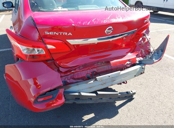 3N1AB7AP4JL625317 2018 NISSAN SENTRA Красный Вид спереди