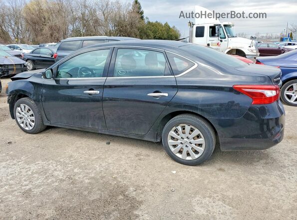 3N1AB7AP4JY309791 2018 NISSAN SENTRA Black Tył lewy