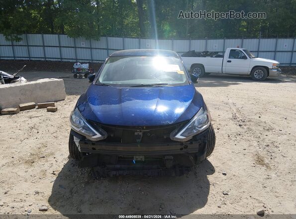 3N1AB7AP4KY224127 2019 NISSAN SENTRA Blue Vista del cuadro de instrumentos