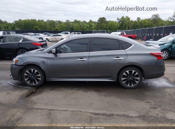 3N1AB7AP4KY305077 2019 NISSAN SENTRA Серебряный Панорамный вид салона 360°
