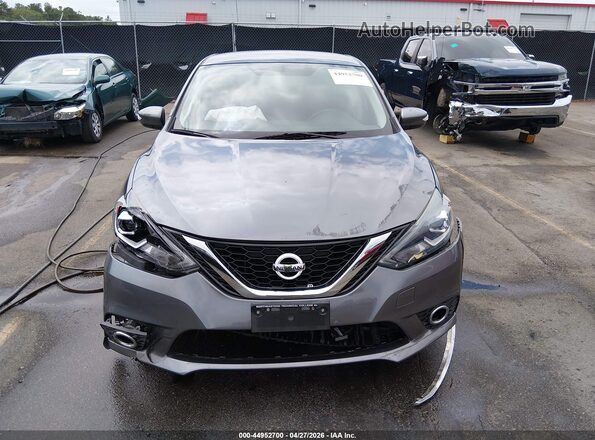 3N1AB7AP4KY305077 2019 NISSAN SENTRA Серебряный Вид щитка приборов