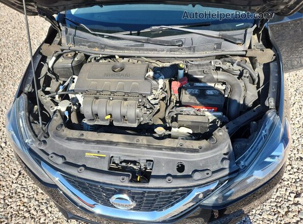 3N1AB7AP4KY310313 2019 NISSAN SENTRA Black Rear interior view