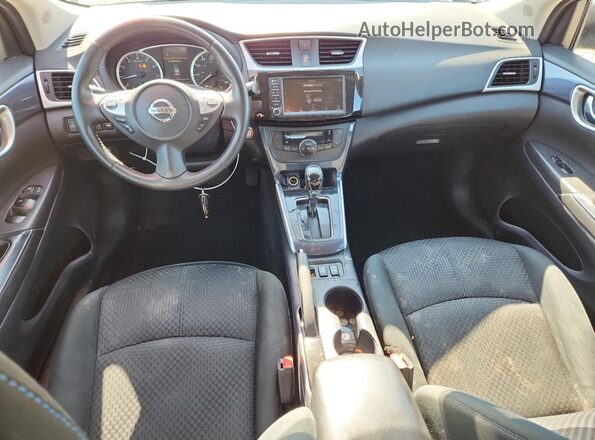 3N1AB7AP4KY310313 2019 NISSAN SENTRA Black Dashboard view