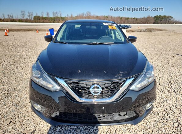3N1AB7AP4KY310313 2019 NISSAN SENTRA Black Front view